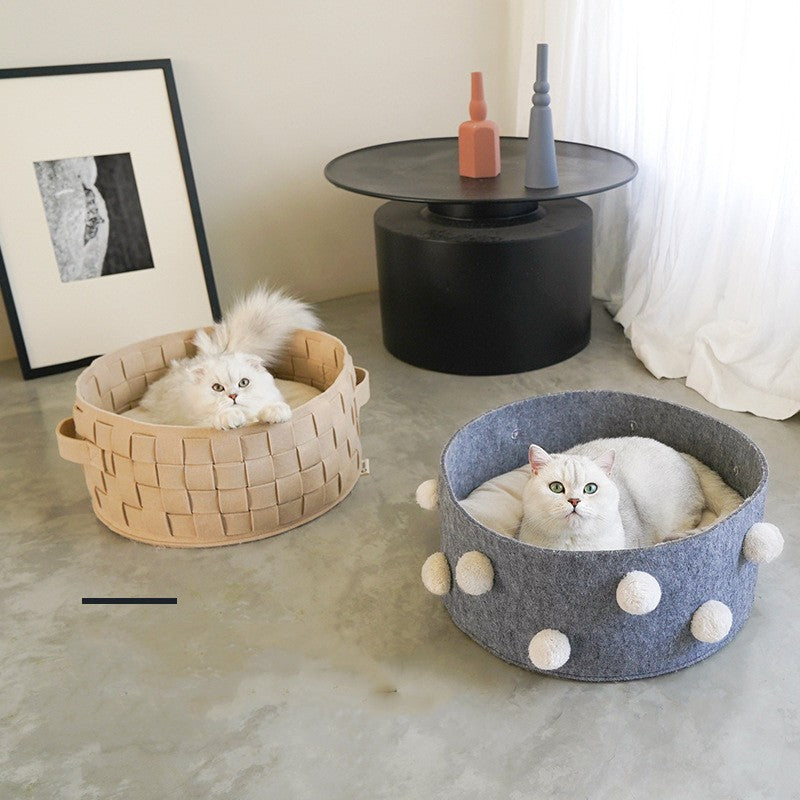 Laundry Hamper Cat Bed