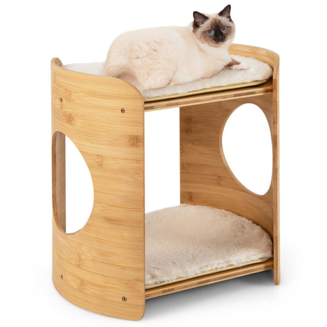 Twin over Twin Bunk Bed For Cats