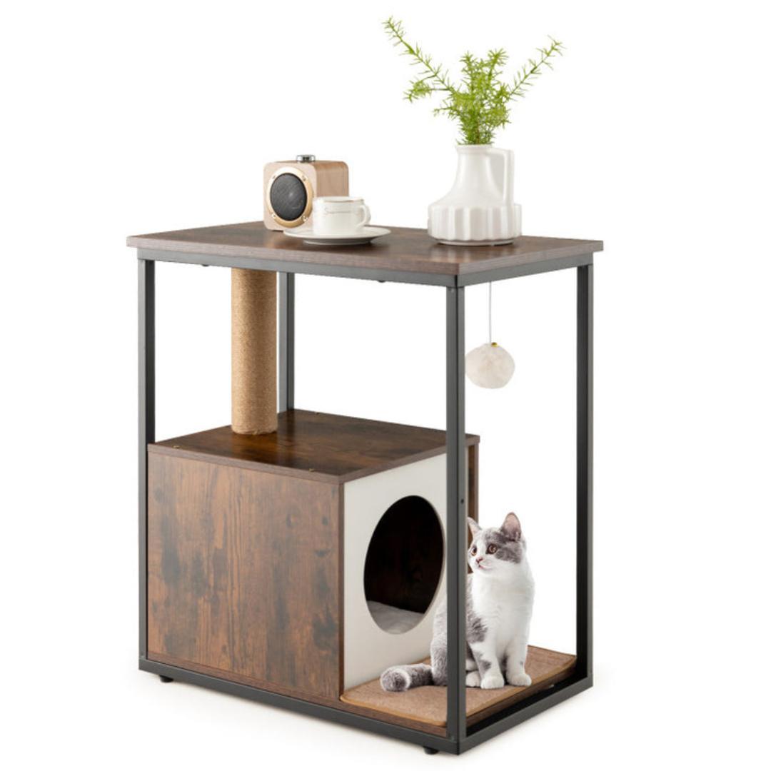 Mini Cat Tree Night Stand Furniture