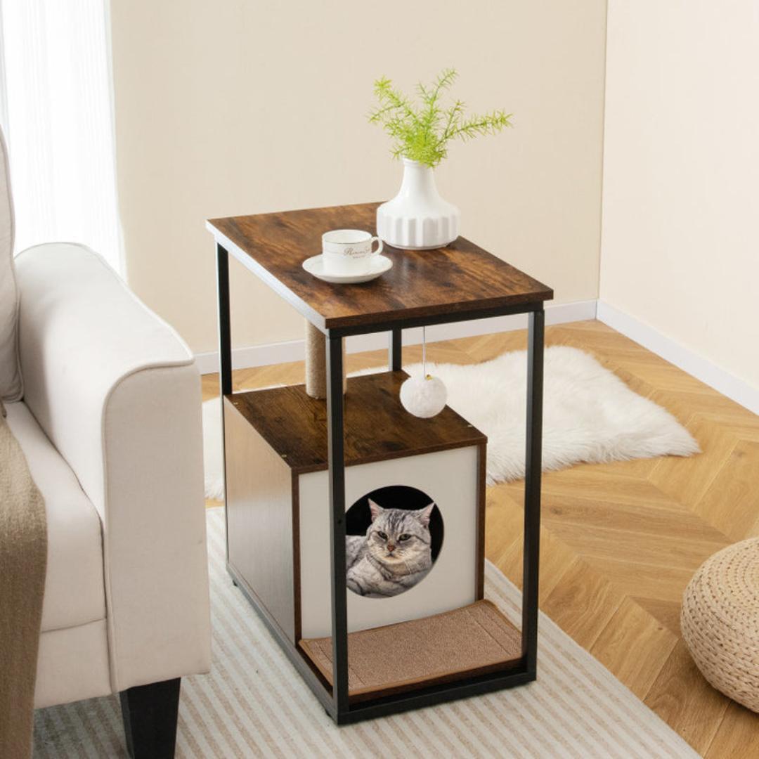 Mini Cat Tree Night Stand Furniture