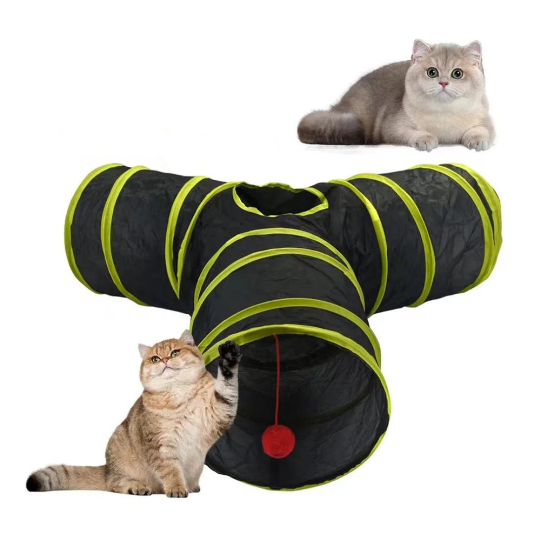 Space Away Y Shape Cat Tunnel Toy