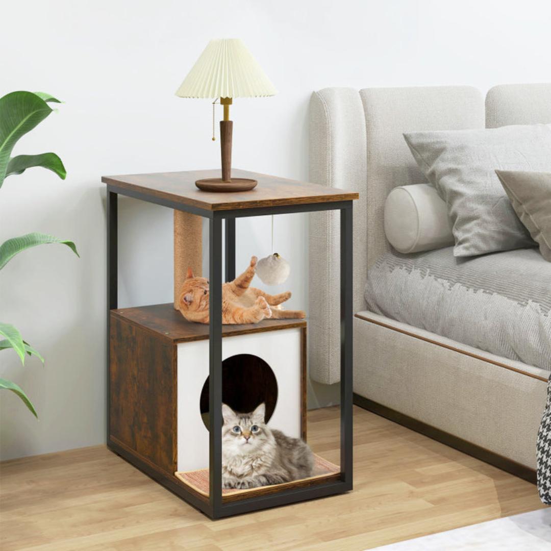 Mini Cat Tree Night Stand Furniture