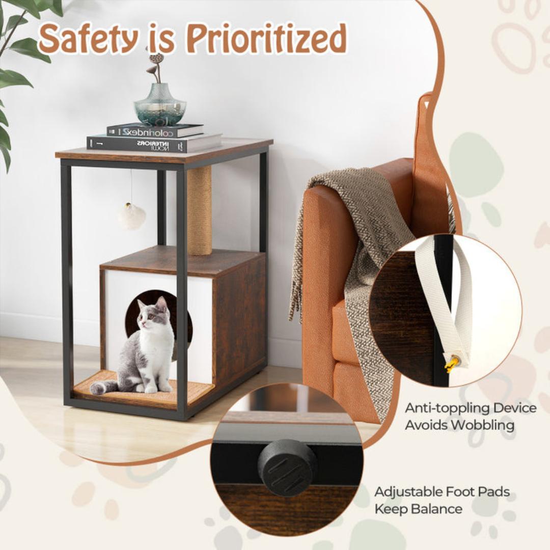 Mini Cat Tree Night Stand Furniture