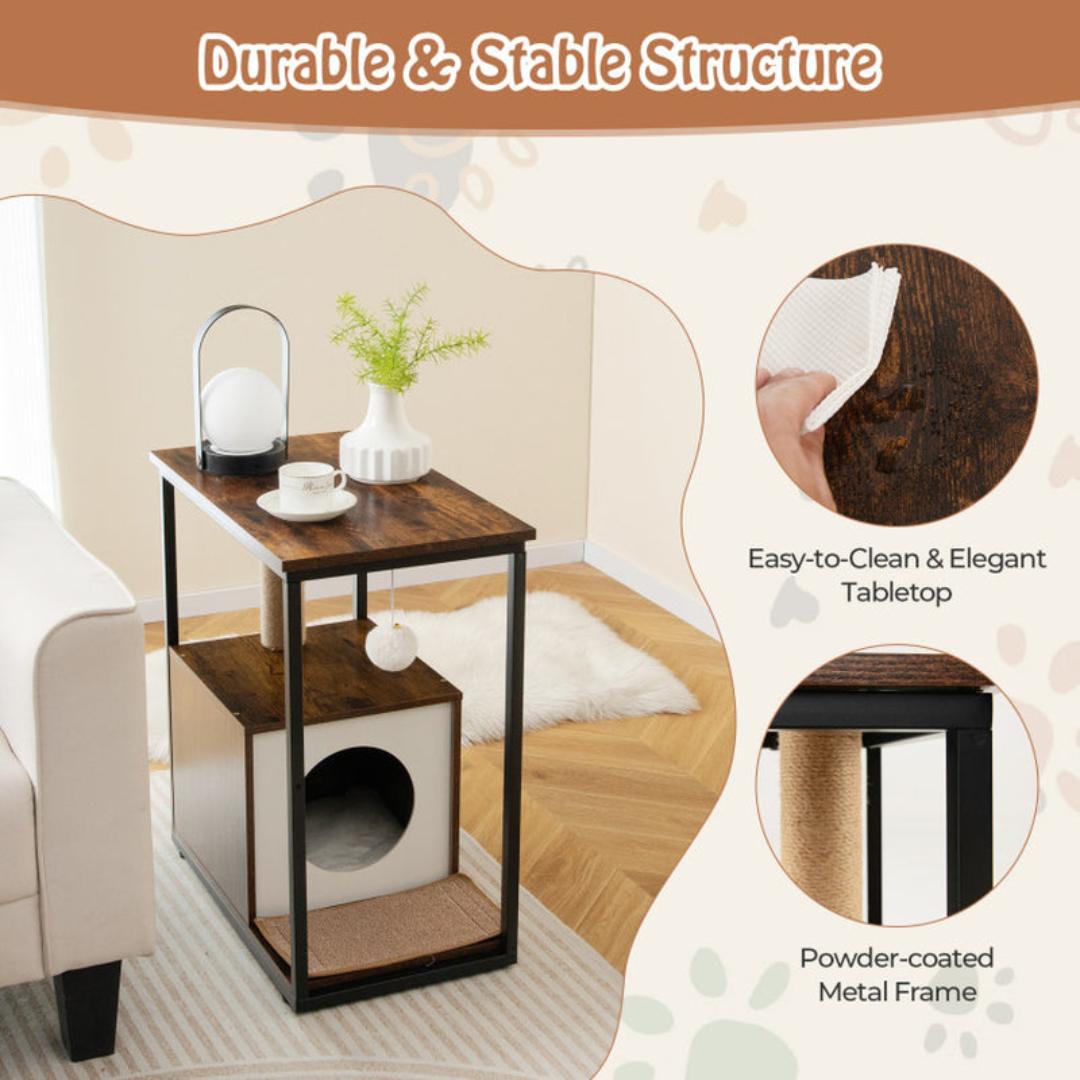 Mini Cat Tree Night Stand Furniture