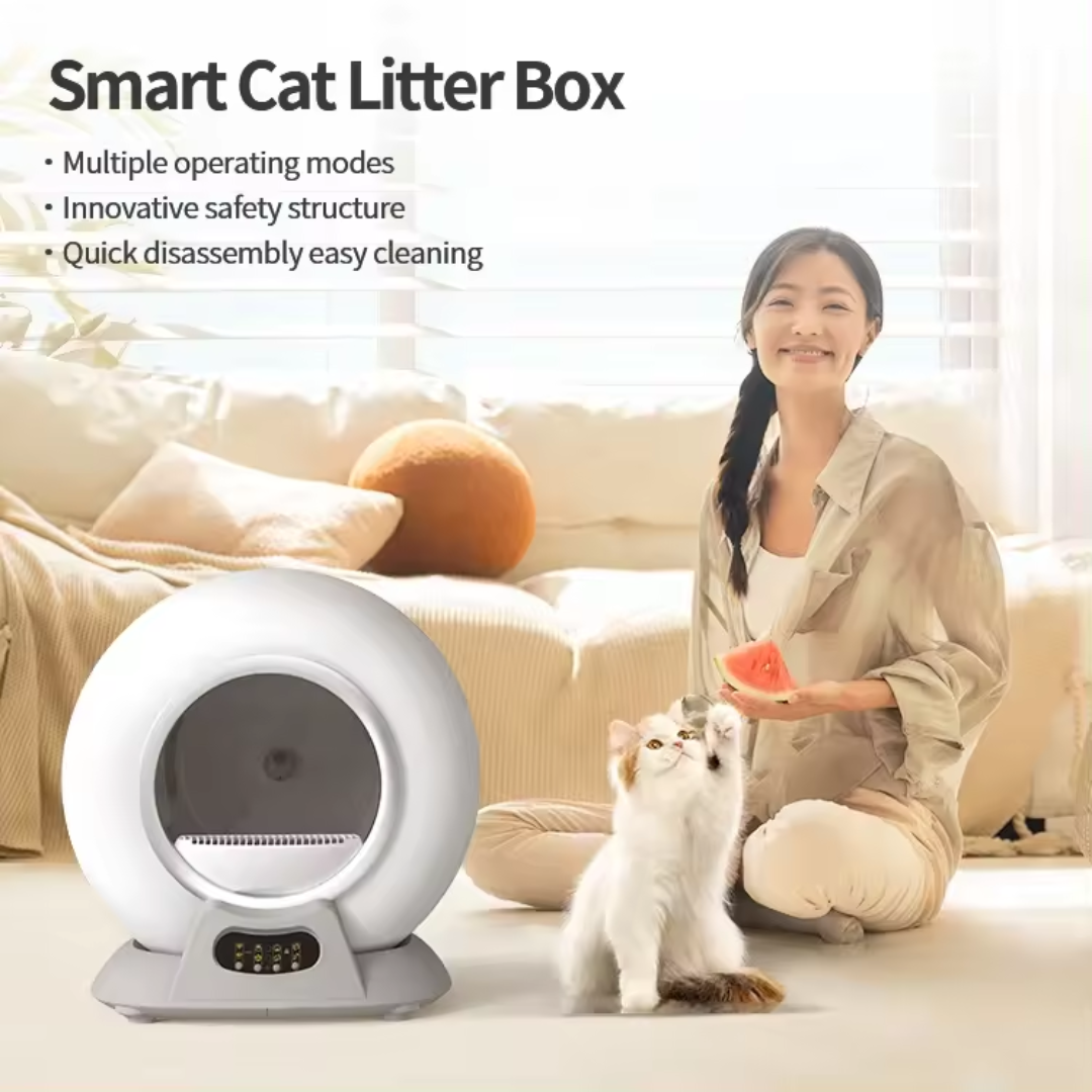 Automatic Self-Cleaning Cat Litter Box