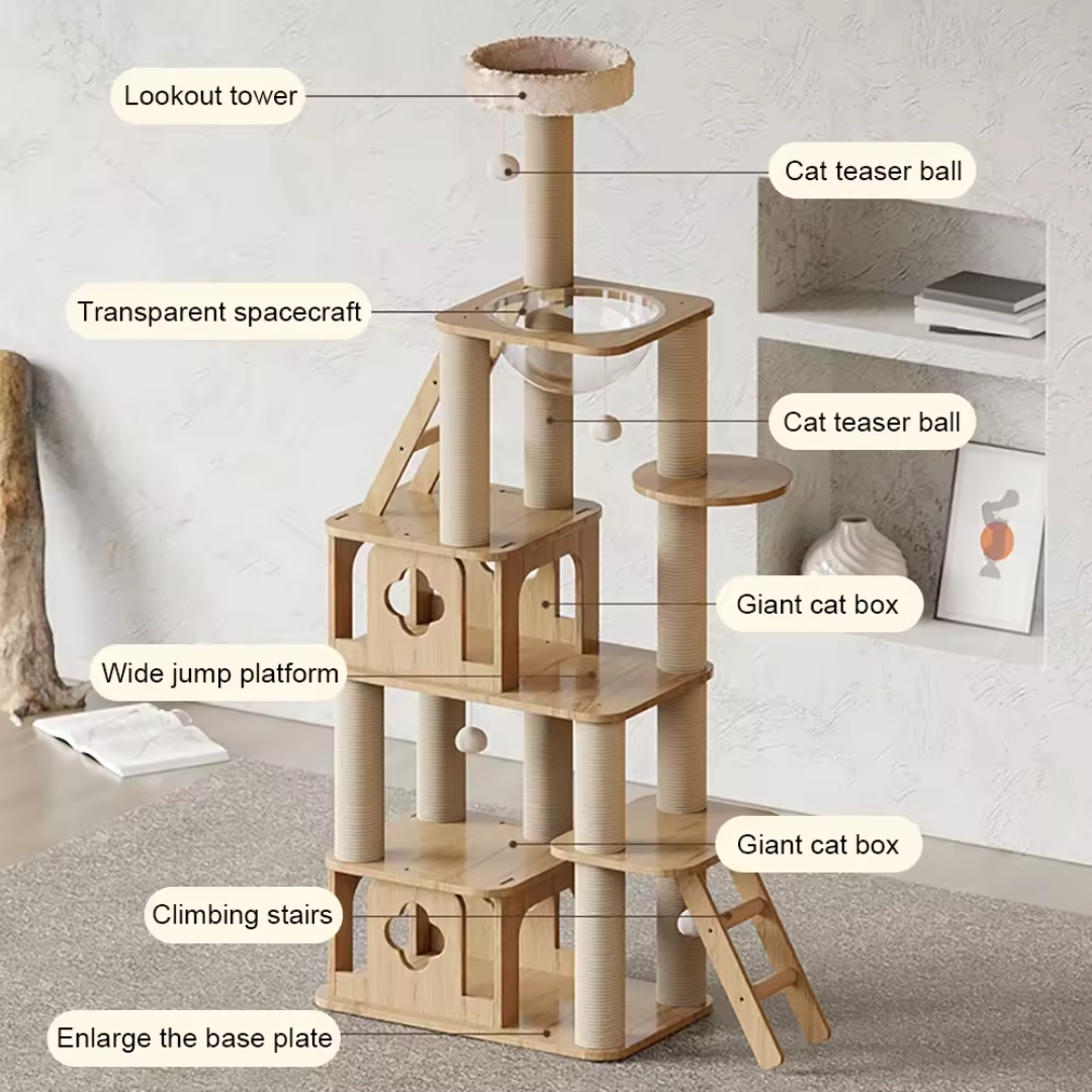 Metropolitan Whisker Retreat Cat Tree