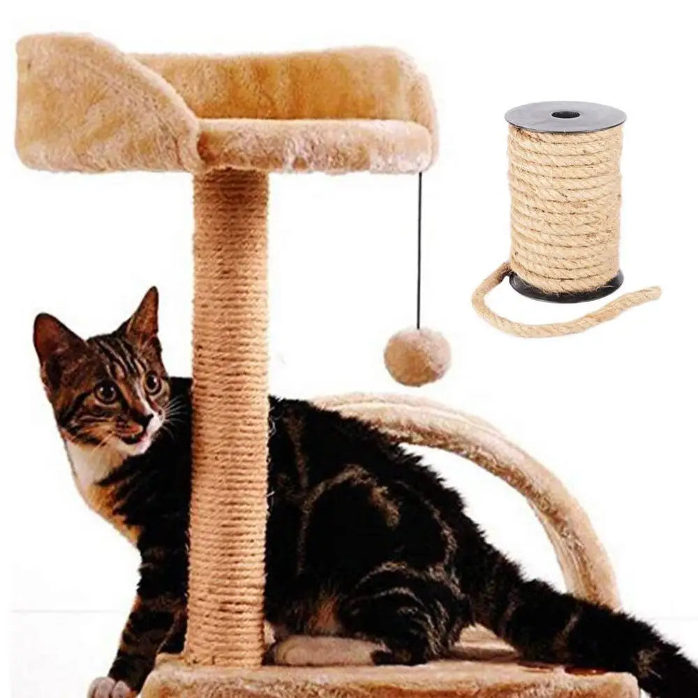 DIY Cat Scratcher Sisal Rope