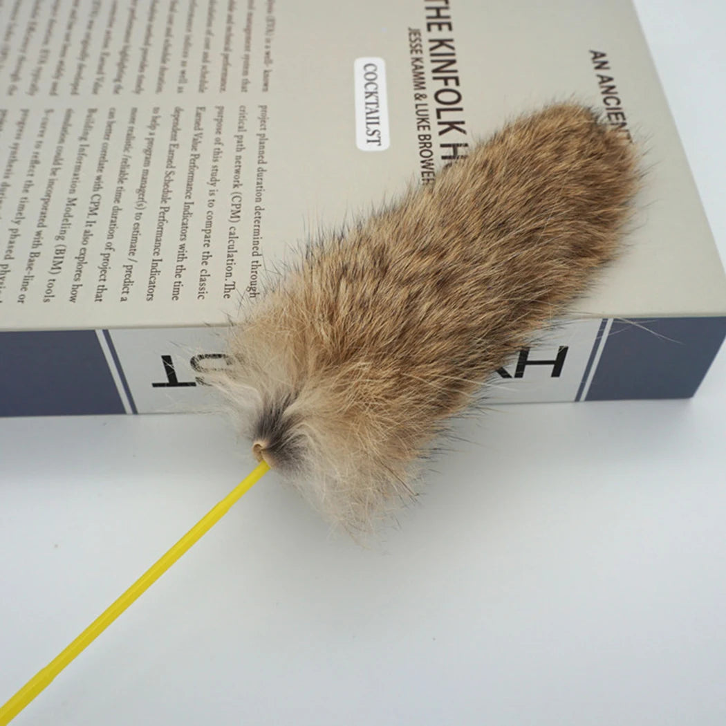 Fluffy Cat Tail Teaser Toy