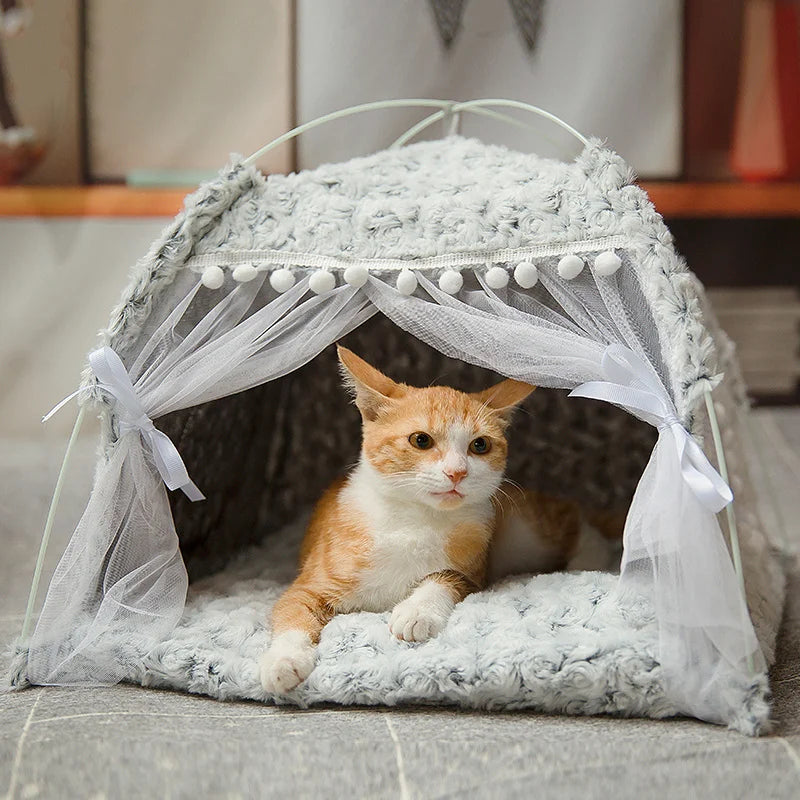 Sweet Princess Cat Bed Tent