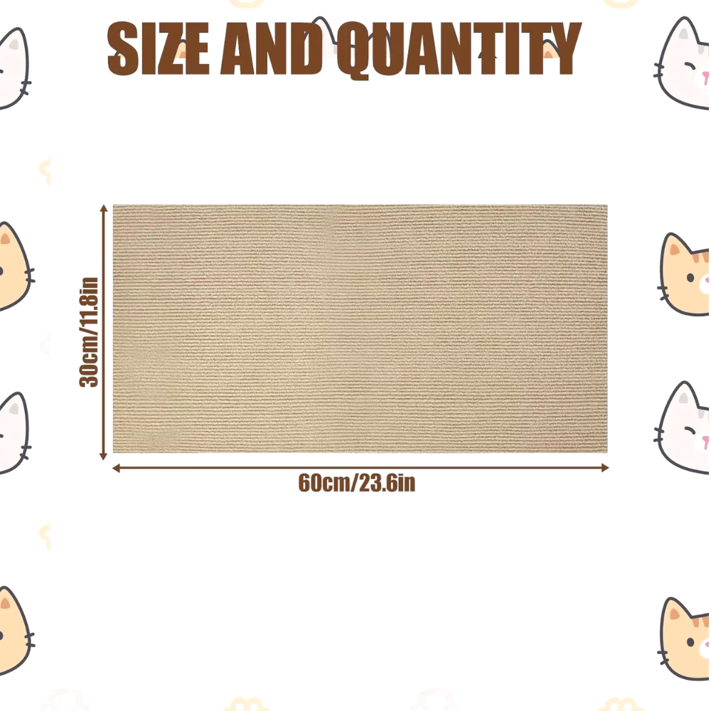 Renters Friendly Wall Sticker Cat Scratcher