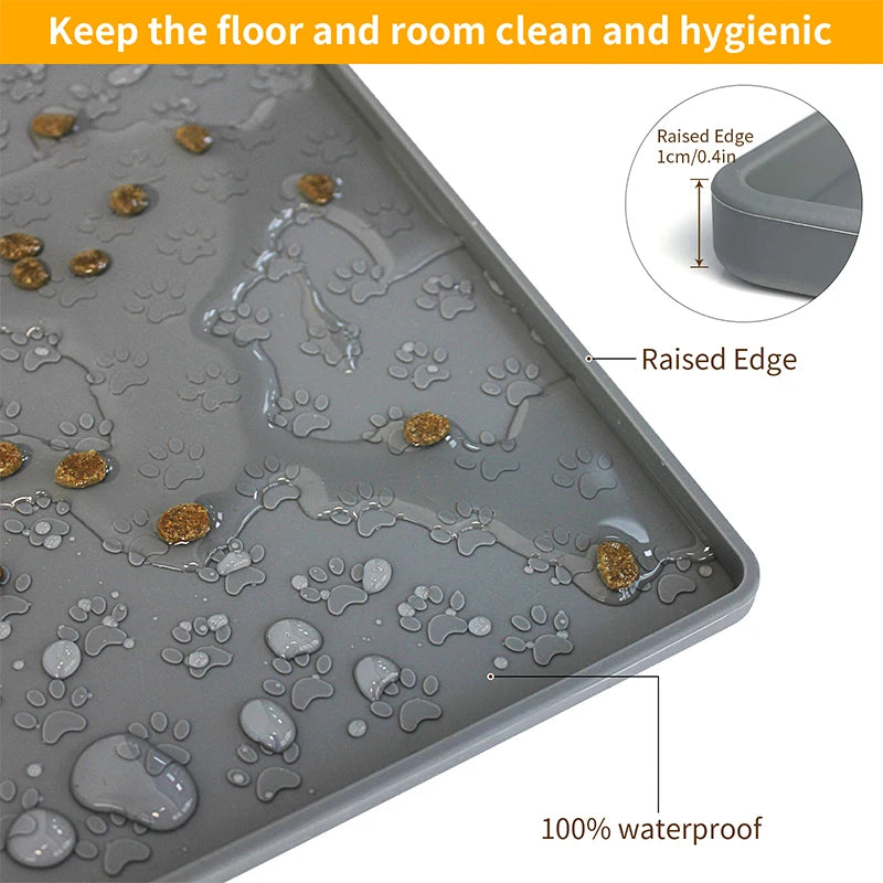 Waterproof Silicone Pet Placemat