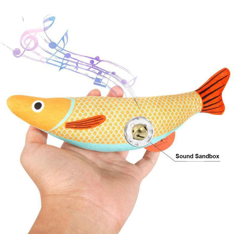 Interactive Catnip 3D Fish Toy