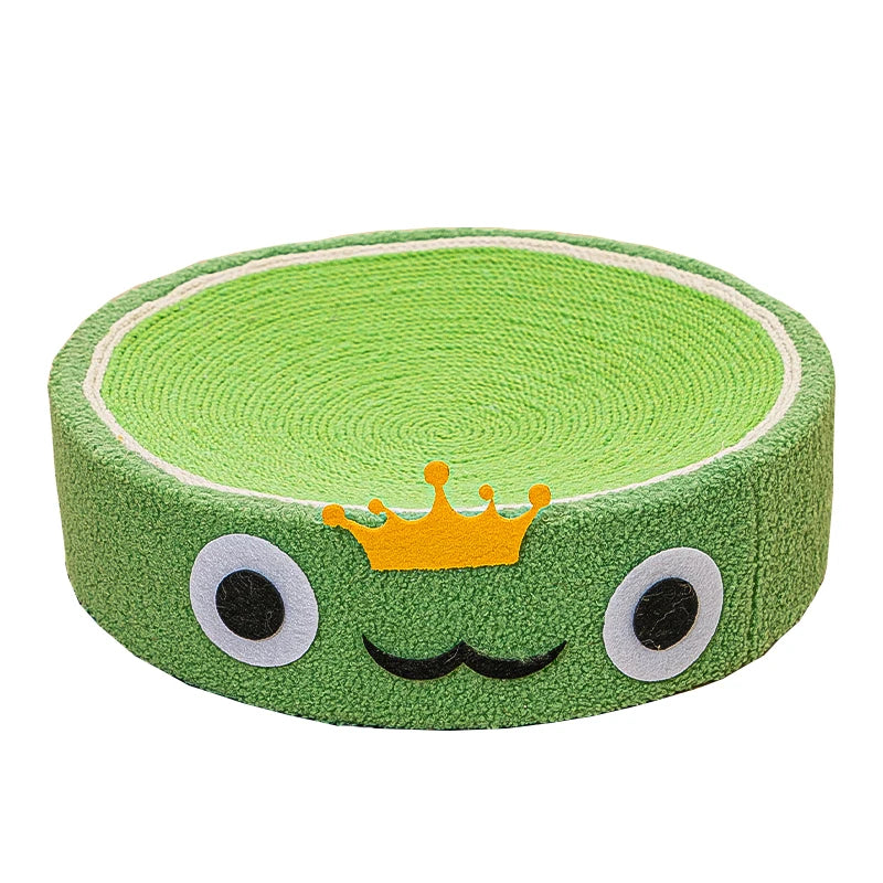 Cartoon Cute Round Cat Scratcher